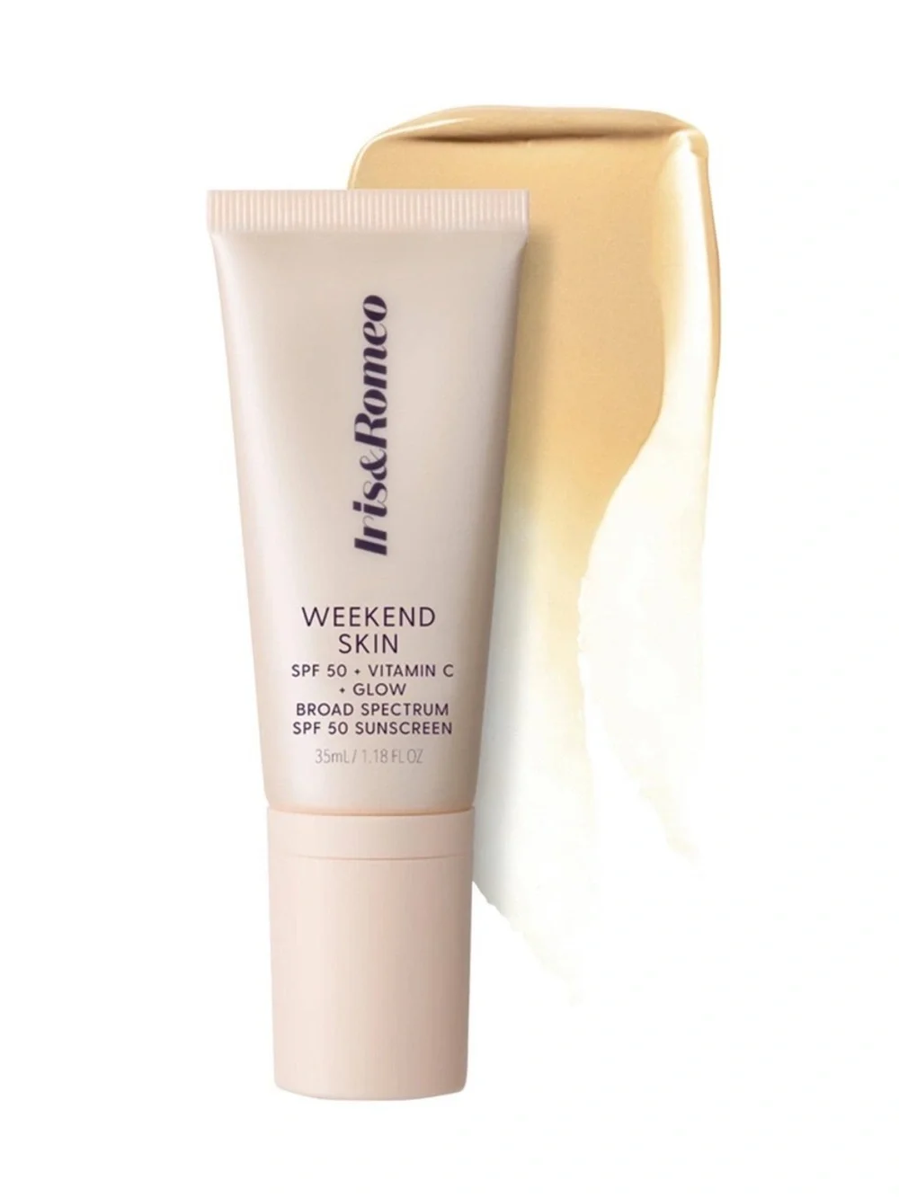 Iris & Romeo Weekend Skin SPF 50 Instant Glow Tinted Mineral Sunscreen  35 ml